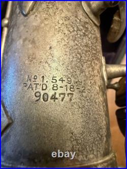 King Alto Saxophone Silver-Plated 1925 era