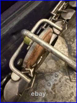 King Alto Saxophone Silver-Plated 1925 era