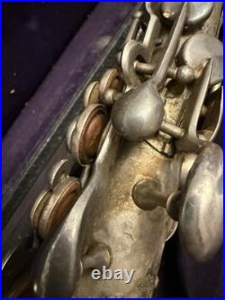 King Alto Saxophone Silver-Plated 1925 era