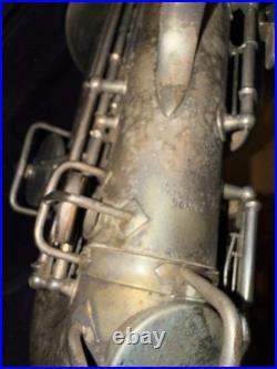 King Alto Saxophone Silver-Plated 1925 era