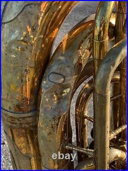 King BBb tuba 4 valve detachable Upright Bell