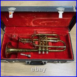 King Cleveland 602 Trumpet with Nice Case USA 1978 Student Horn