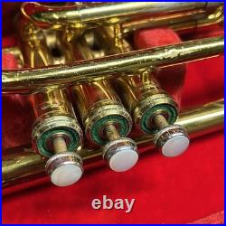 King Cleveland 602 Trumpet with Nice Case USA 1978 Student Horn