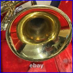 King Cleveland 602 Trumpet with Nice Case USA 1978 Student Horn