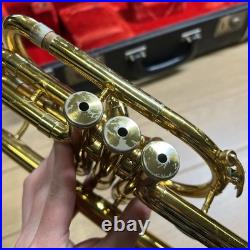 King Cleveland 602 Trumpet with Nice Case USA 1978 Student Horn