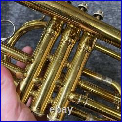 King Cleveland 602 Trumpet with Nice Case USA 1978 Student Horn