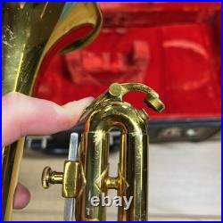 King Cleveland 602 Trumpet with Nice Case USA 1978 Student Horn