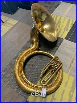King Cleveland Sousaphone, shop checked and play tested. Does not include case