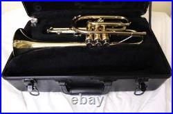 King Cornet Model #602 with Case Laquered Finish Made In Superior Condition