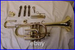 King Cornet Model #602 with Case Laquered Finish Made In Superior Condition