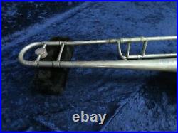 King Liberty 2B Silver Trombone Ser#366851 Great Overhaul Candidate Plays