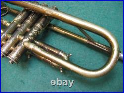 King Liberty Trumpet Bb/A 1945 Reconditioned Original Case & King M18 MP