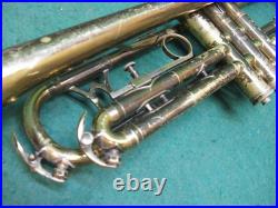 King Liberty Trumpet Bb/A 1945 Reconditioned Original Case & King M18 MP