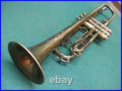 King Liberty Trumpet Bb/A 1945 Reconditioned Original Case & King M18 MP
