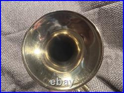 King Master Model Raw Brass 1939 Cornet w Bach 7C Mouthpiece (no case)