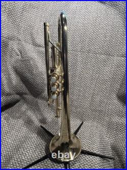 King Master Model Raw Brass 1939 Cornet w Bach 7C Mouthpiece (no case)
