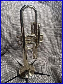 King Master Model Raw Brass 1939 Cornet w Bach 7C Mouthpiece (no case)
