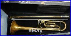 King Model 607 F Trigger Trombone Serial # 43351698 In Carry case