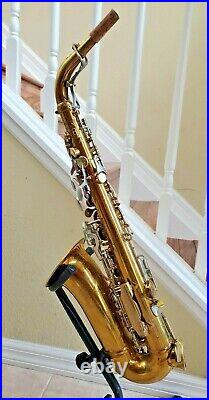 King Super 20 Alto Saxophone just overhauled with roo pads