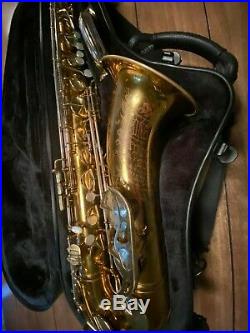 King Super 20 Tenor Saxophone 1953 Orig. Lacquer Dbl Socket Sterling Neck