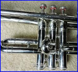 King Tempo Trumpet 1970's King Case & Benge 7C Very nice