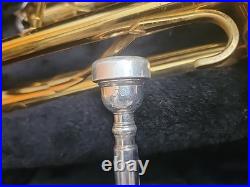 King Trumpet Gold With Valve Oil And Mouthpiece Set