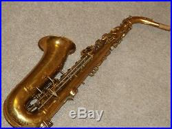 King Zephyr Alto Saxophone #259XXX, 1942, Reverse Socket Neck, Plays Great, Nice