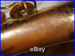 King Zephyr Alto Saxophone #271XXX, Reverse Socket Neck, 3-Ring, Plays Great