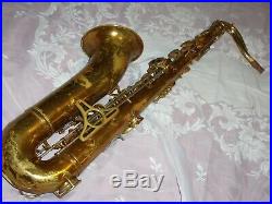 King Zephyr Tenor Saxophone #295XXX, Cleveland, Reverse Socket, 1947, Plays Great