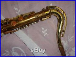 King Zephyr Tenor Saxophone #295XXX, Cleveland, Reverse Socket, 1947, Plays Great