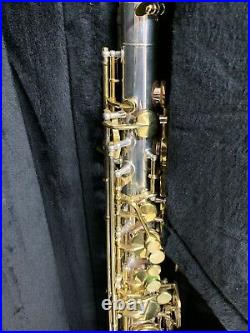 King Zephyr Tenor Saxophone Silver Plated Overhauled #466174