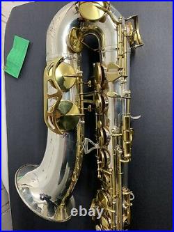 King Zephyr Tenor Saxophone Silver Plated Overhauled #466174