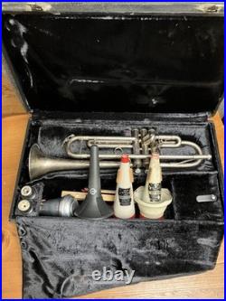 King silver flair trumpet. Made in the USA