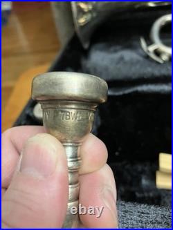 King silver flair trumpet. Made in the USA