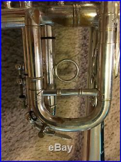 LA Benge Eb/D Trumpet Silver Plated