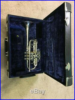 LA Benge Eb/D Trumpet Silver Plated