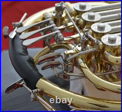 Lacquered Triple French Horn Gold Bb/F High F New FREE SHIPPING