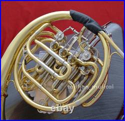 Lacquered Triple French Horn Gold Bb/F High F New FREE SHIPPING