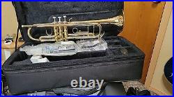 Levante LV-TR6305 Professional Concert Series Bb Clear Lacquer Trumpet + Case