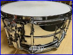 Ludwig 6.5X14 Limited Edition Brass Supraphonic Tube Lug Snare SEE PICS AS IS