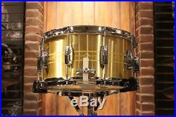 Ludwig Heirloom Brass 7x14 LBR0714 Snare Drum New