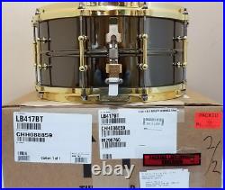 Ludwig LB417BT Black Beauty 6.5x14 Brass on Brass Snare Drum Authorized Dealer