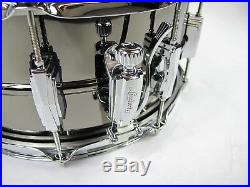 Ludwig LB417B B-Stock 6.5 X 14 Black Beauty Snare Drum Made in the USA