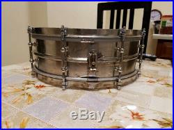 Ludwig & Ludwig snare drum -1920's vintage5 x 14, two piece brass shell, NOB
