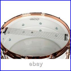 Ludwig Polar-Phonic Brass Snare Drum With Copper Hardware 14 x 6.5 in
