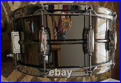 Ludwig black beauty snare drum 6 1/2 X 14