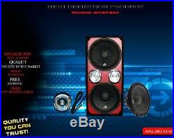 MASSIVE AUDIO Woofer Chuchero High SPL Car Speaker 10-inch +12 FT SPEAKER CABLE
