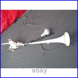 MELODY SOUND Sai Musical India Bb low pitch brass musical instrument FLAG TRUMPE