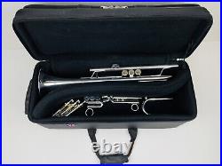 MINT silver plated JP by Taylor HEAVYWEIGHT trumpet with Pro Double Trumpet case