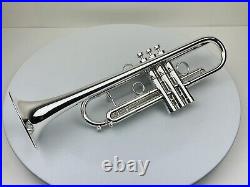 MINT silver plated JP by Taylor HEAVYWEIGHT trumpet with Pro Double Trumpet case